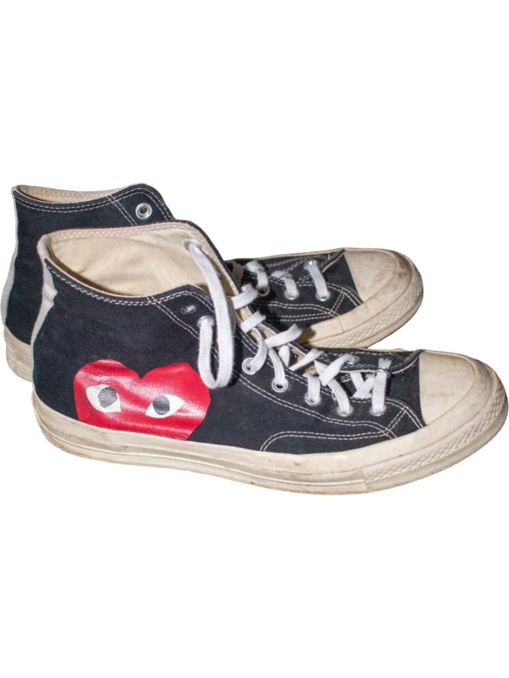 Size 11 - Converse Chuck Taylor All Star High x Comme des Garcons Play - Picture 3 of 8